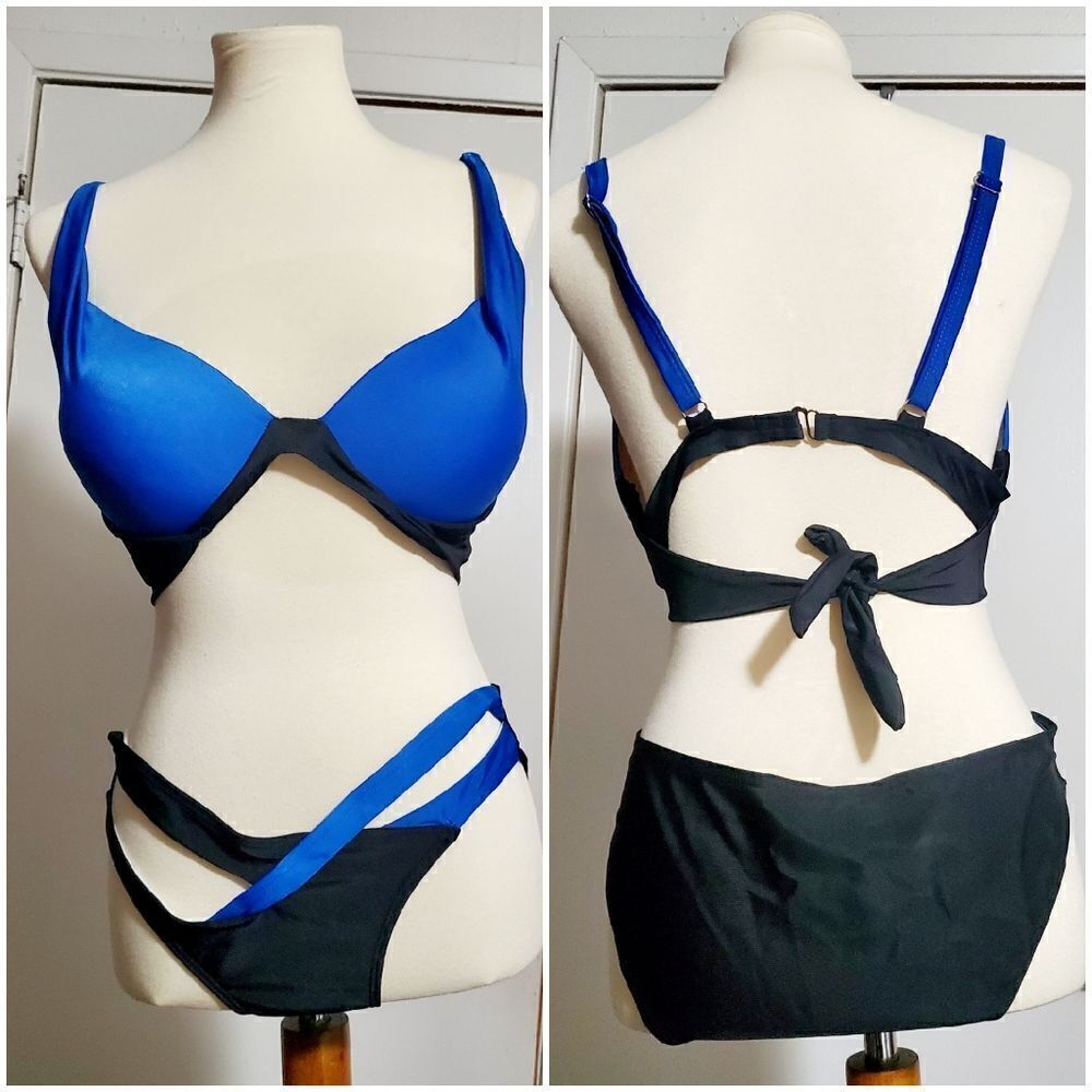 Black & Blue NWOT Bikini Size 1X *Read Full Post